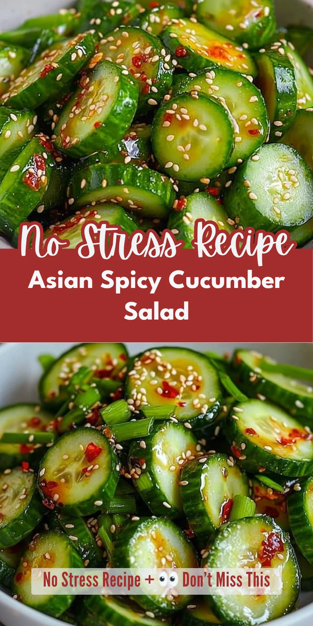 Asian Spicy Cucumber Salad