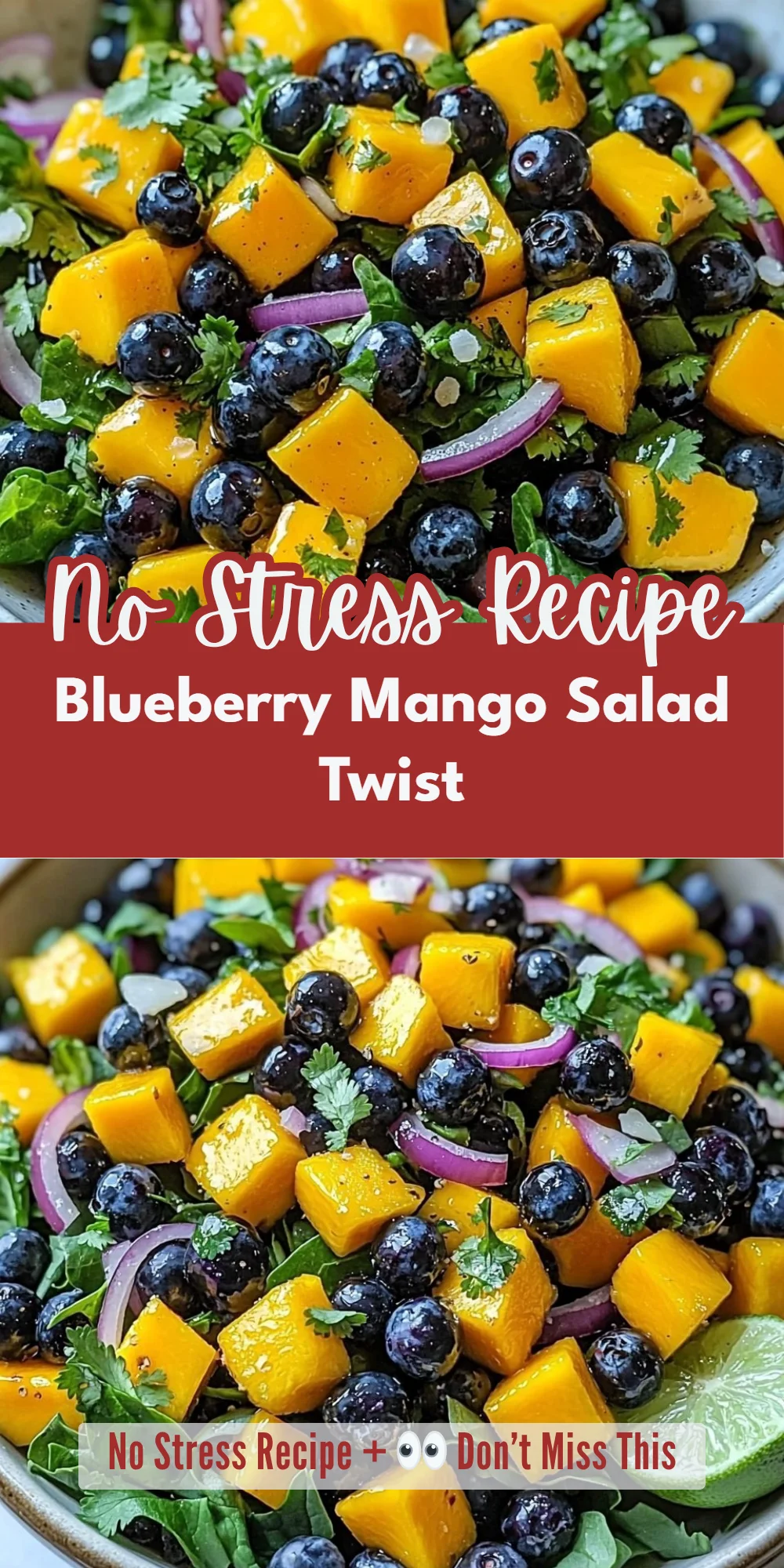 Blueberry Mango Salad Twist