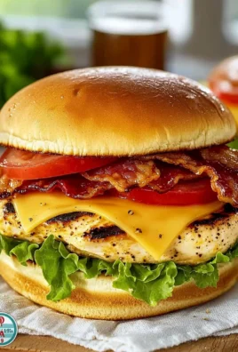 Chick-fil-A Grilled Chicken Club Sandwich with bacon and fresh toppings