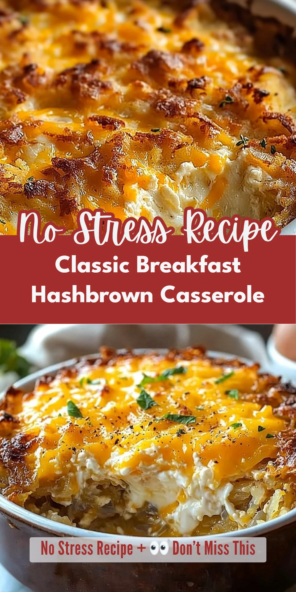 Classic Breakfast Hashbrown Casserole