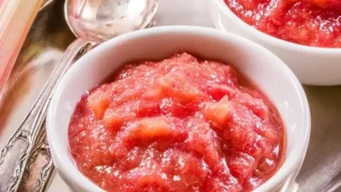 Classic Homemade Rhubarb Sauce