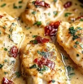 Creamy Dump and Go Crockpot Marry Me Chicken recipe