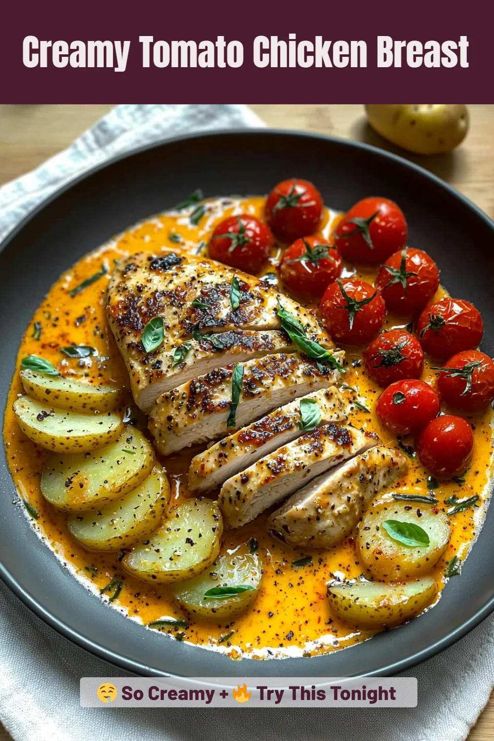 Creamy Tomato Chicken Breast