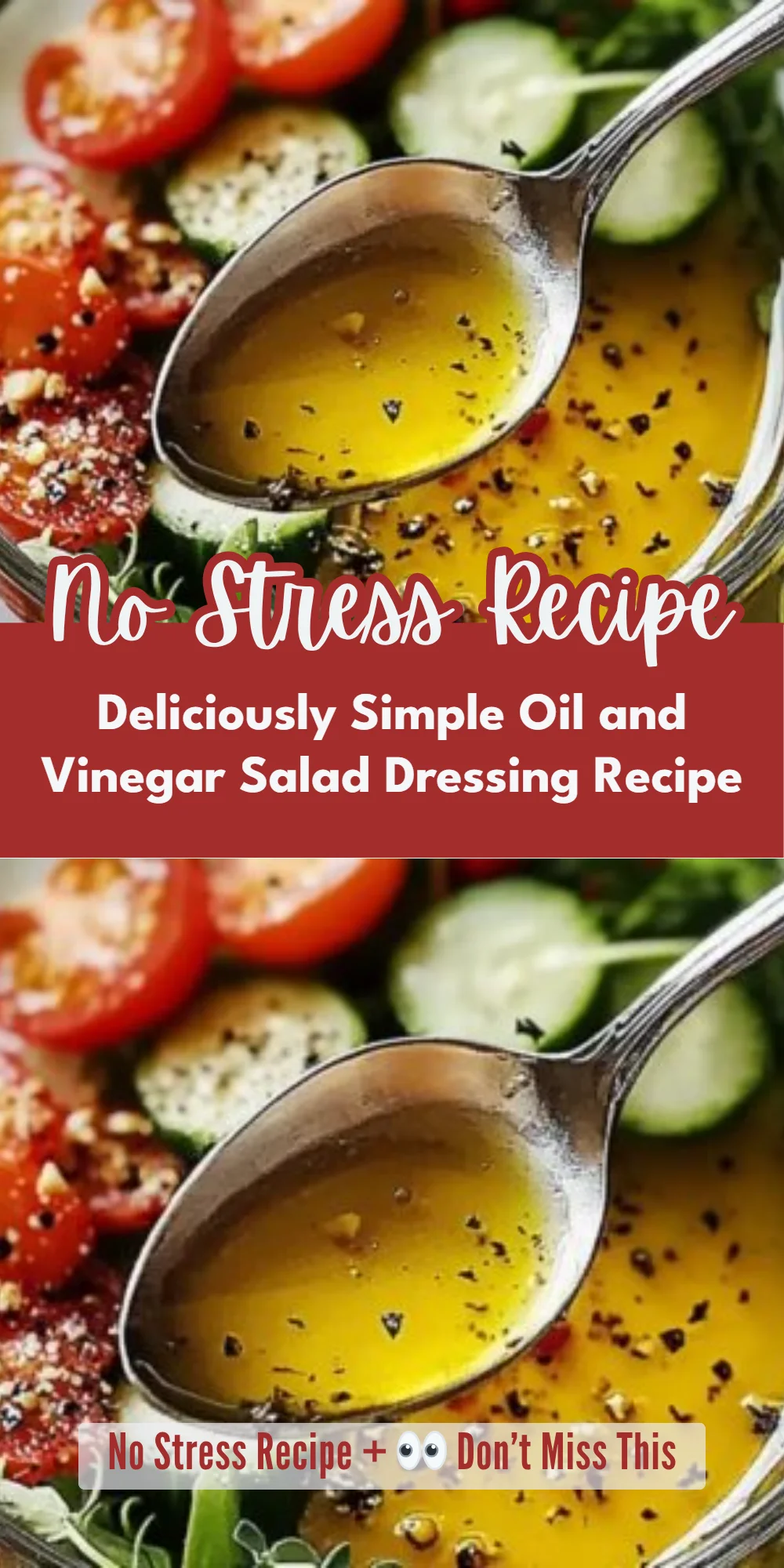 Deliciously Simple Oil and Vinegar Salad Dressing Recipe