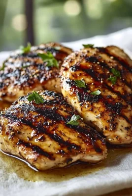 Delicious easy grilled chicken served with fresh herbs and vegetables.
