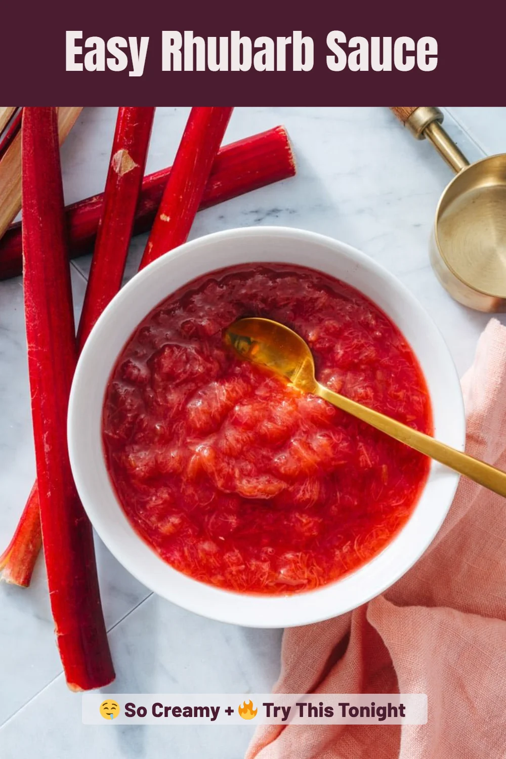 Easy Rhubarb Sauce