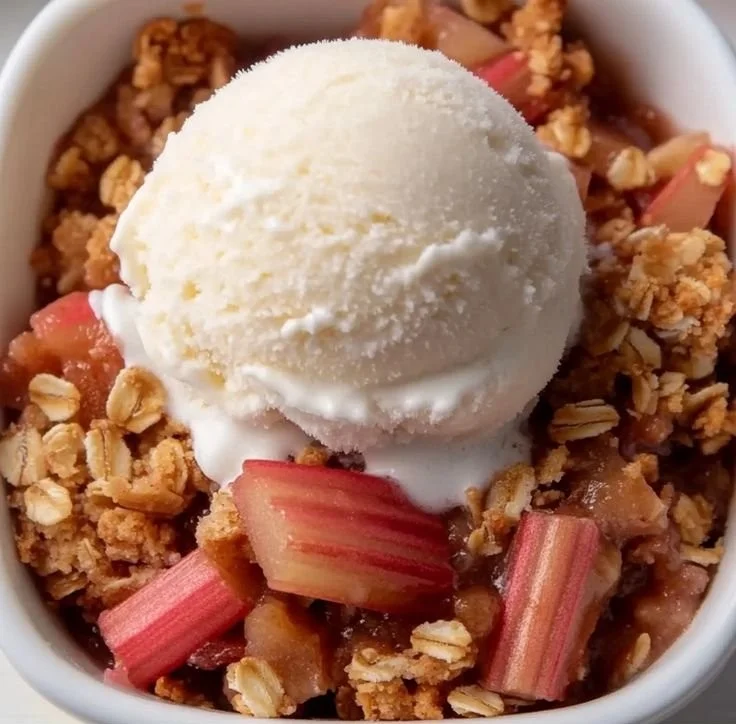Gluten Free Rhubarb Crisp