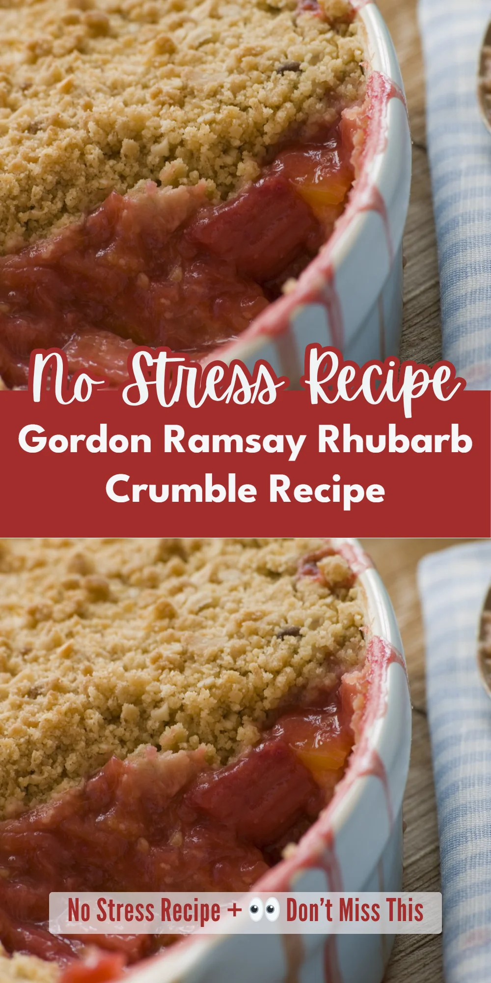 Gordon Ramsay Rhubarb Crumble Recipe