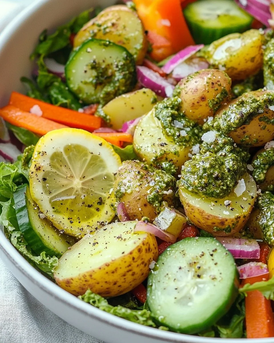 Green Goddess Detox Salad featuring fresh greens and vibrant vegetables
