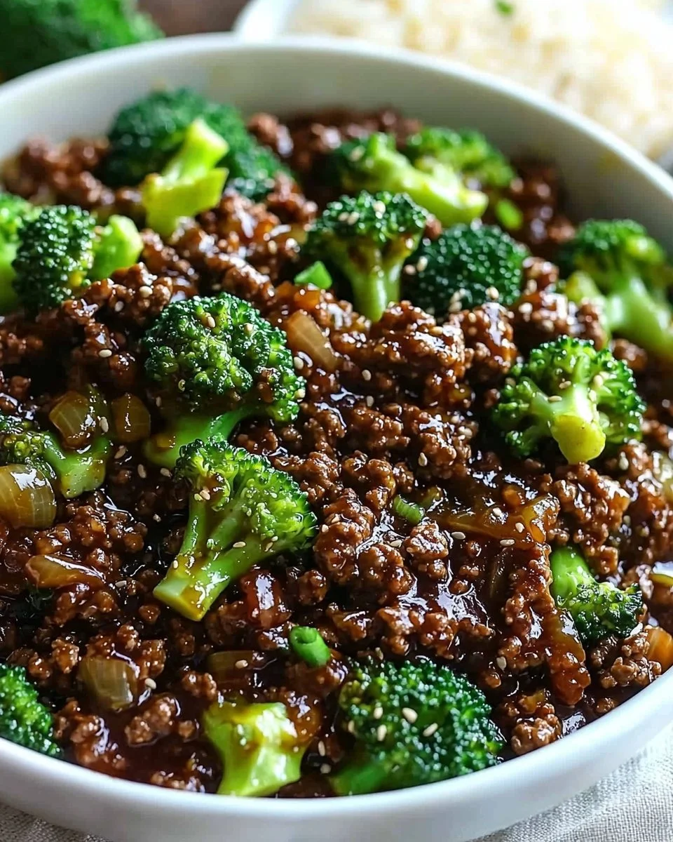 Ground Beef And Broccoli