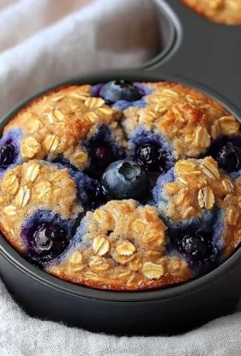 Hearty blueberry protein muffins fresh out of the oven