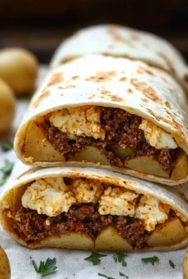 Delicious high protein breakfast burritos filled with eggs and veggies.