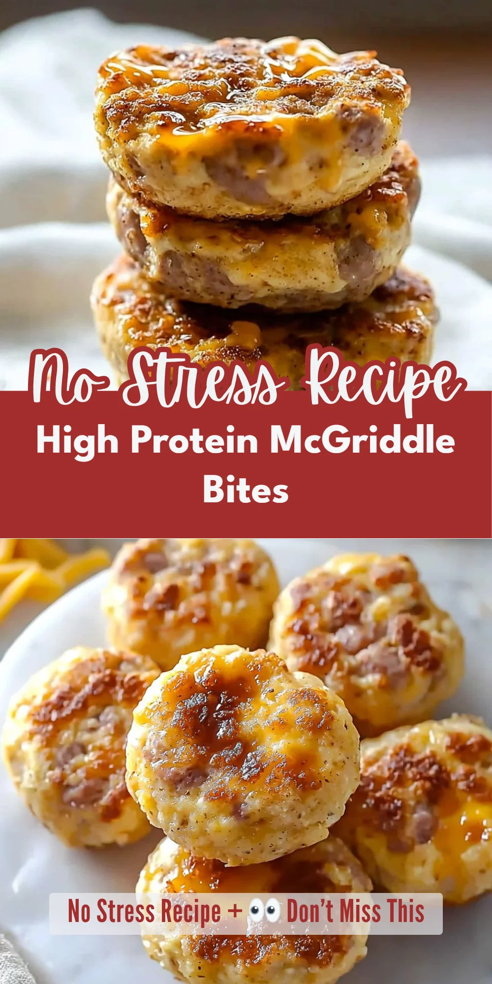 High Protein McGriddle Bites