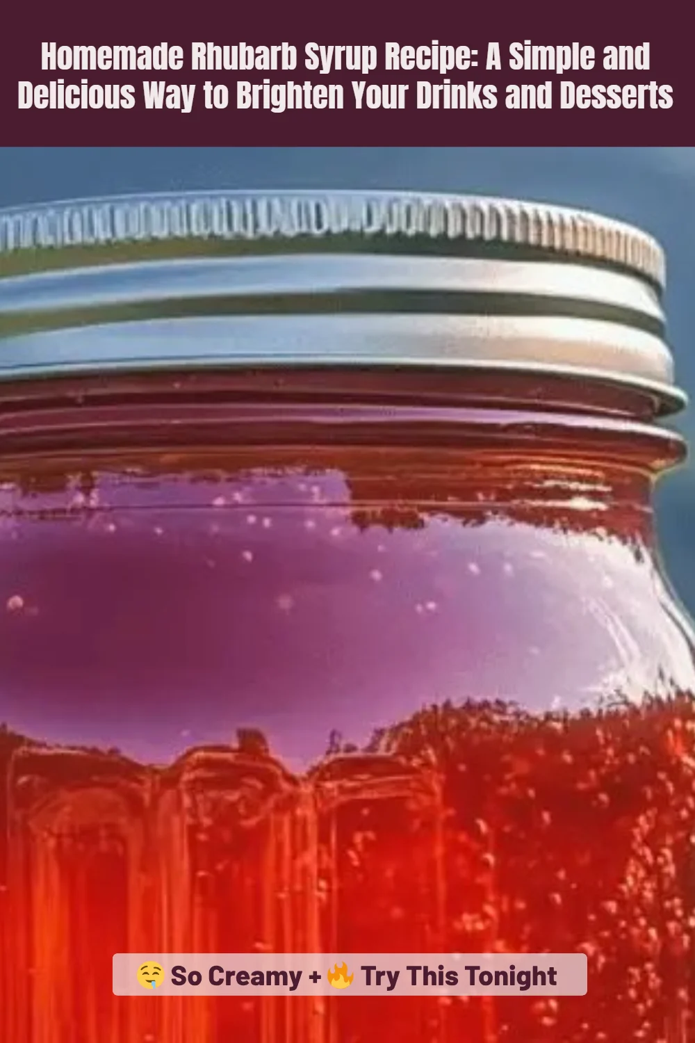 Homemade Rhubarb Syrup Recipe: A Simple and Delicious Way to Brighten Your Drinks and Desserts