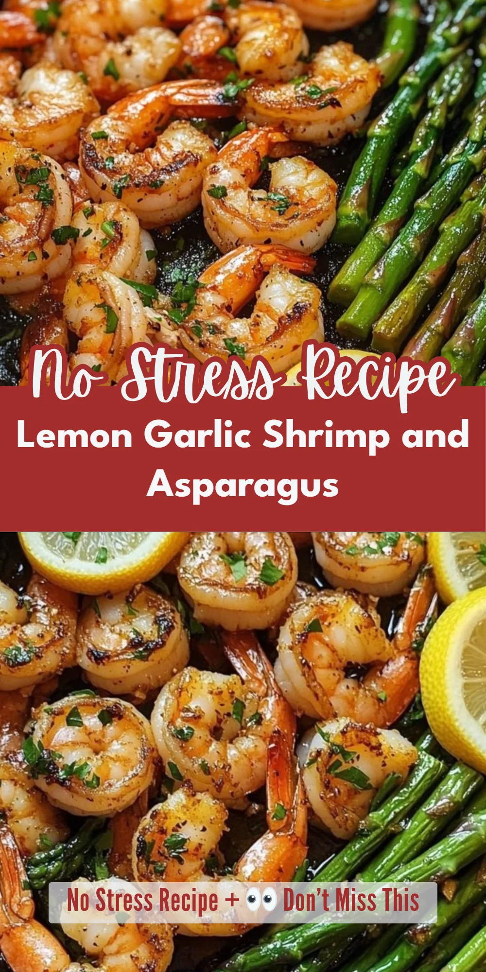 Lemon Garlic Shrimp and Asparagus