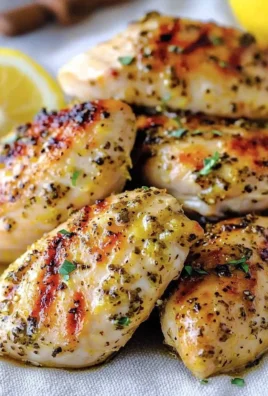 Lemon marinade for chicken to enhance flavor and tenderness.