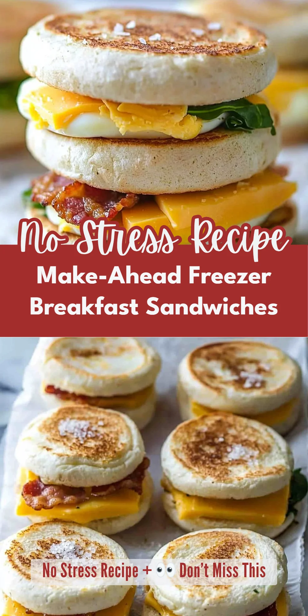 Make-Ahead Freezer Breakfast Sandwiches