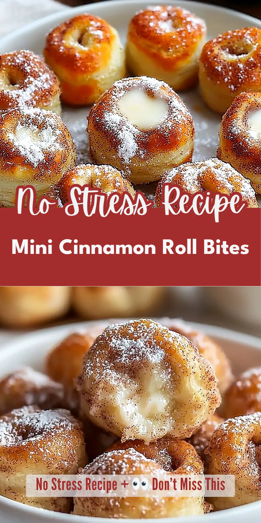 Mini Cinnamon Roll Bites