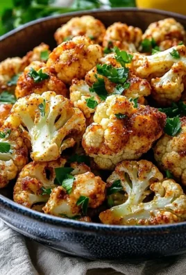 Delicious Moroccan Cauliflower drizzled with tahini-honey sauce.