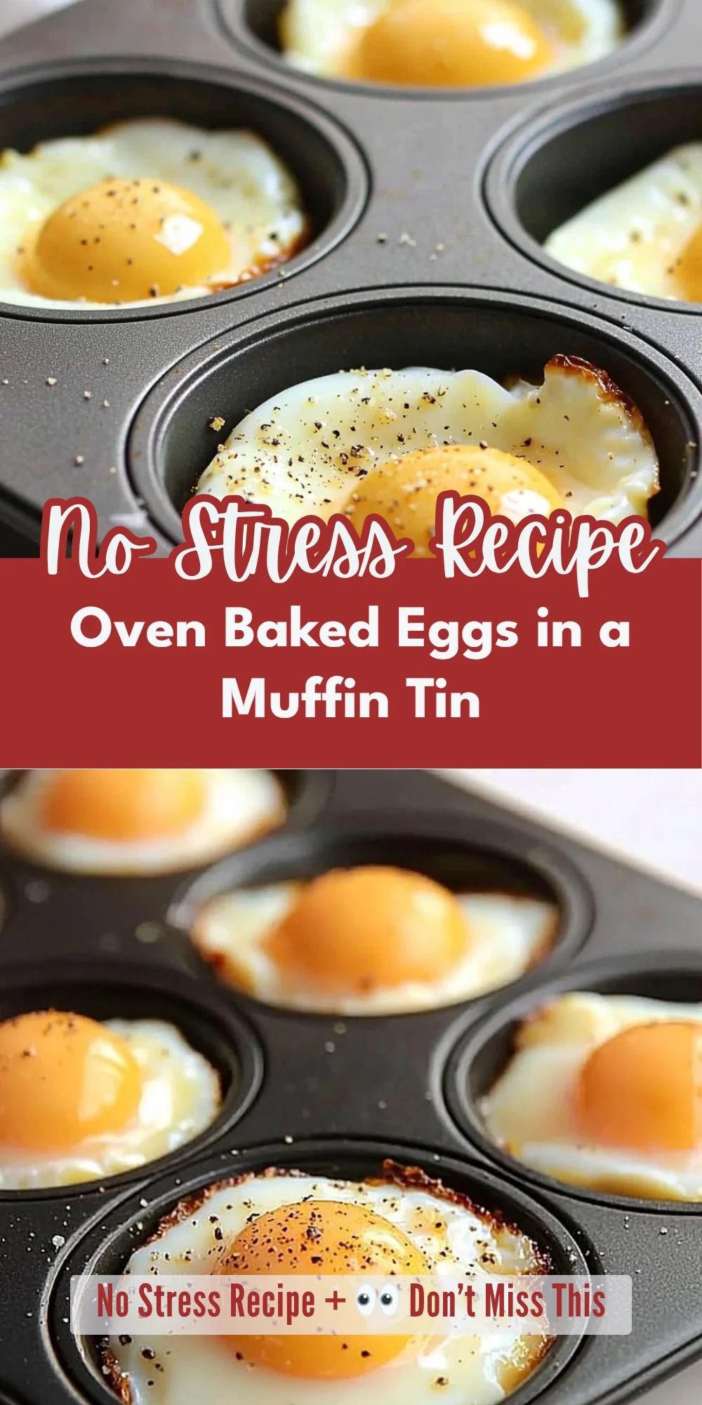 Oven Baked Eggs in a Muffin Tin