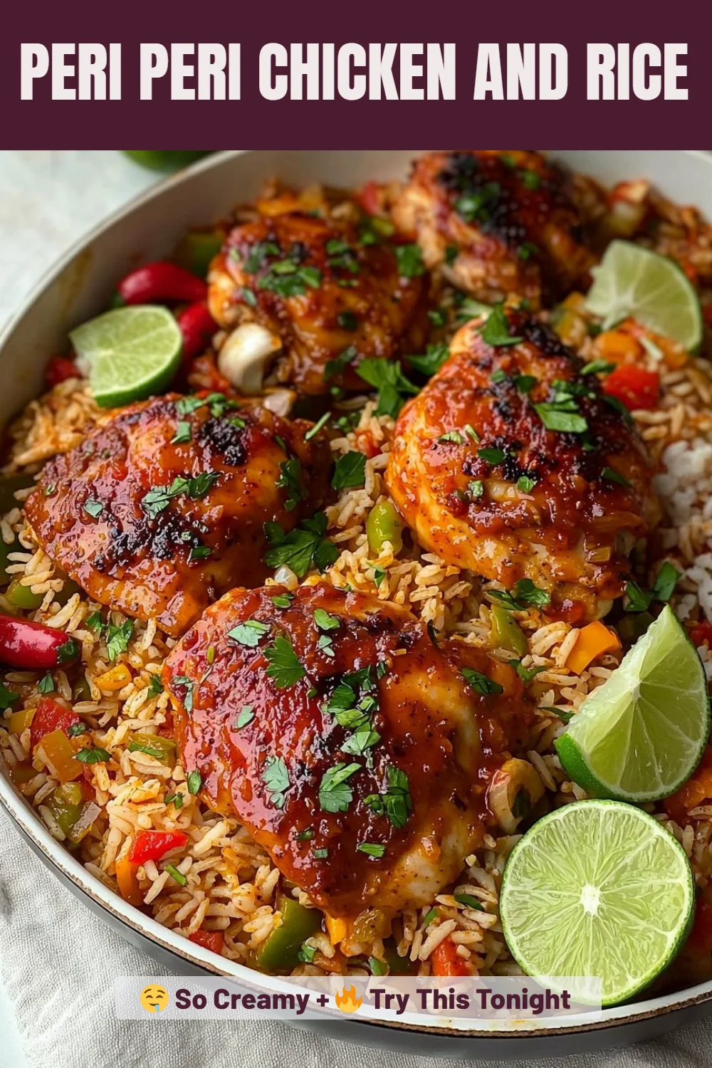 PERI PERI CHICKEN AND RICE