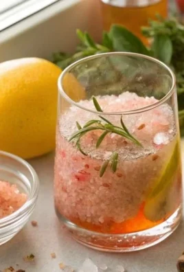 Glass of water with pink Himalayan salt for hydration and wellness