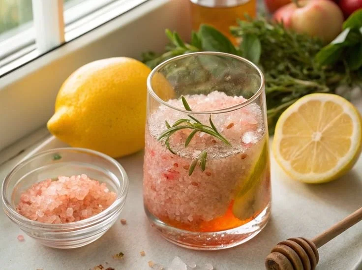Pink Himalayan Salt Water