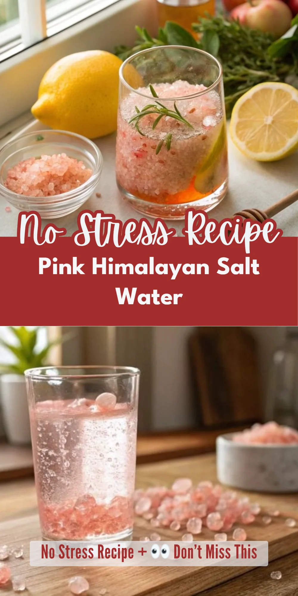 Pink Himalayan Salt Water