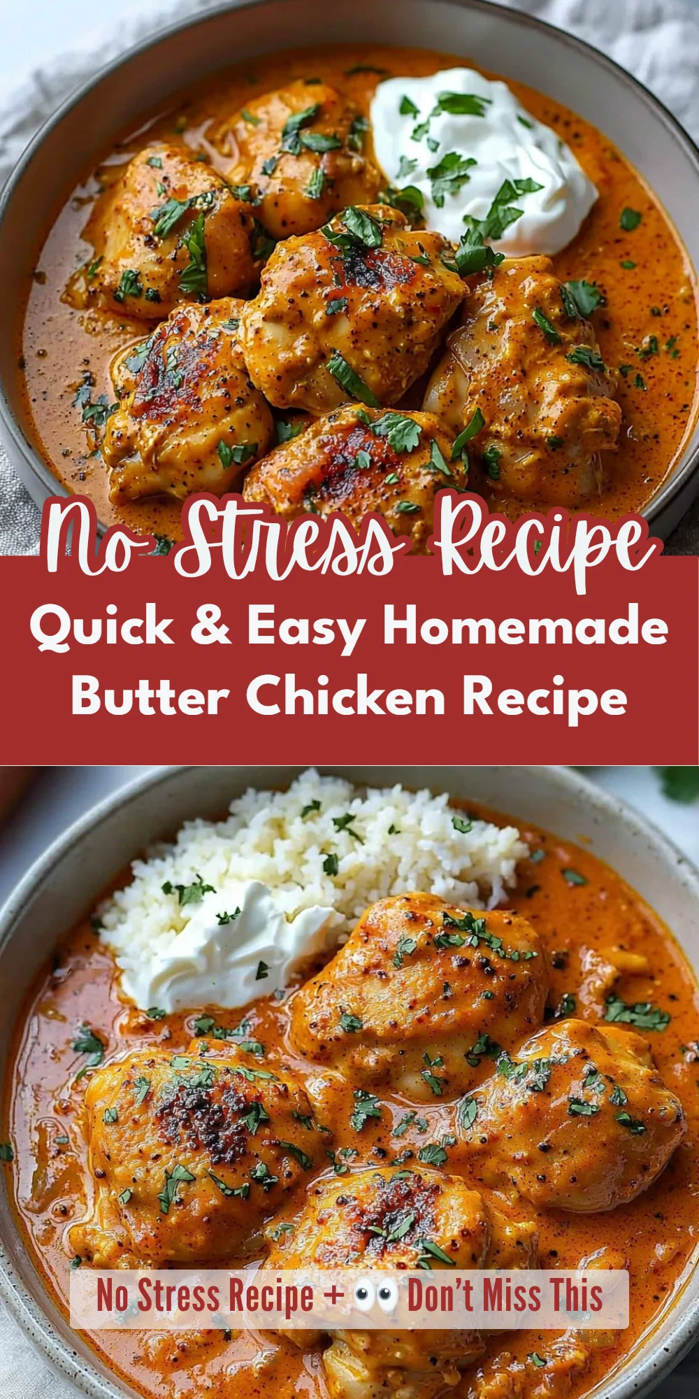 Quick & Easy Homemade Butter Chicken Recipe