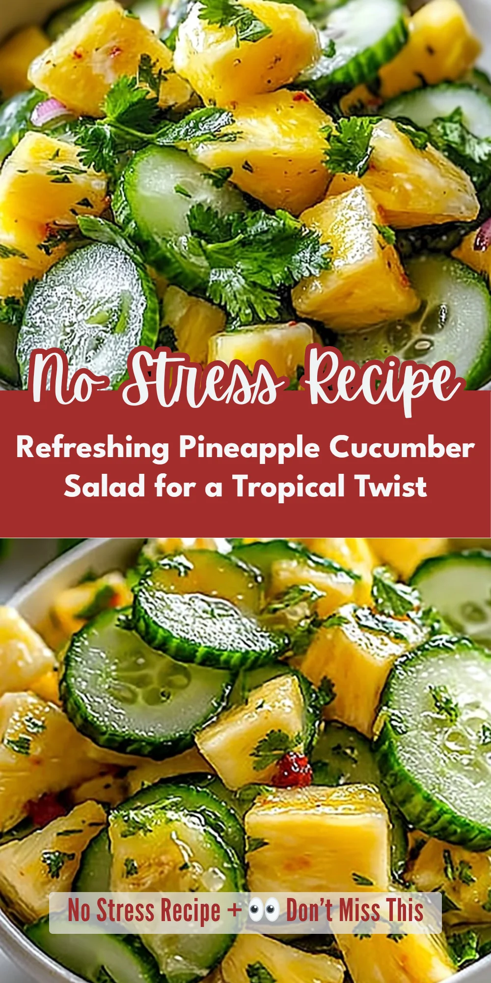 Refreshing Pineapple Cucumber Salad for a Tropical Twist