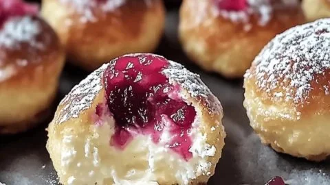 Rhubarb Cheesecake Bombs: A Sweet Spring Delight Awaits