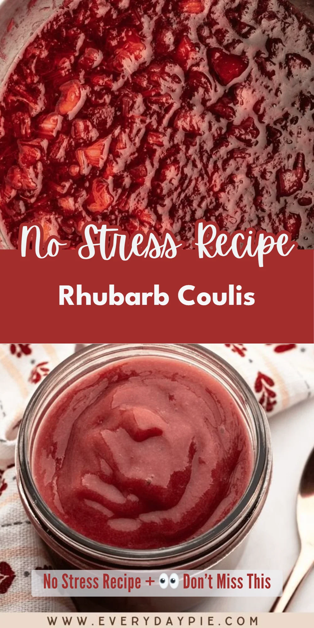 Rhubarb Coulis