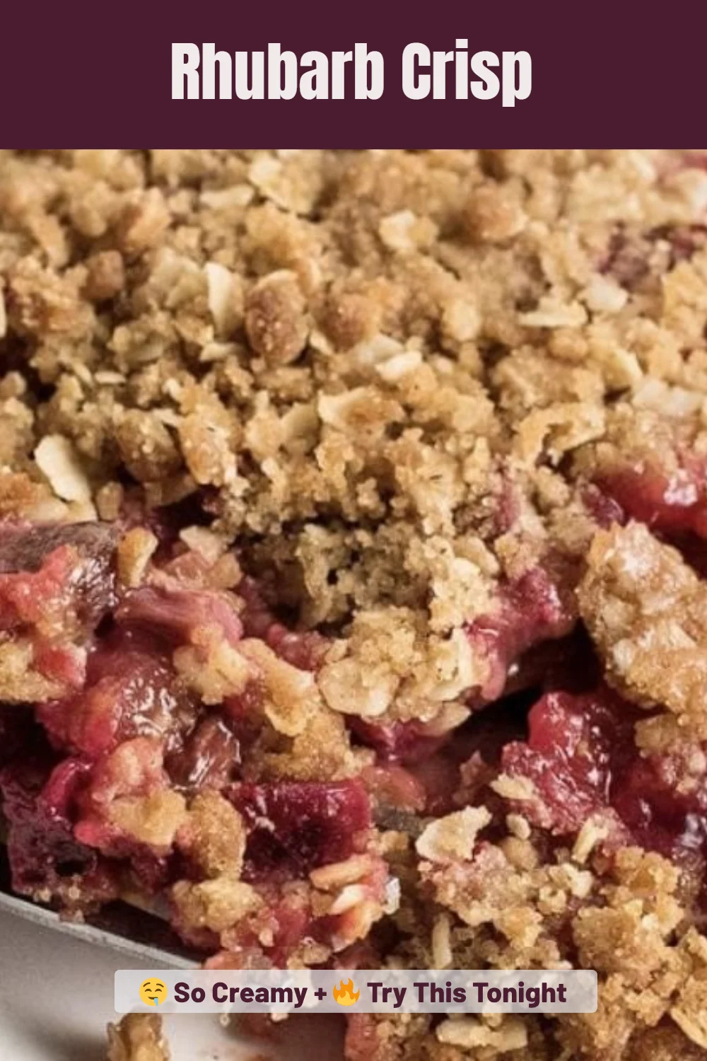 Rhubarb Crisp