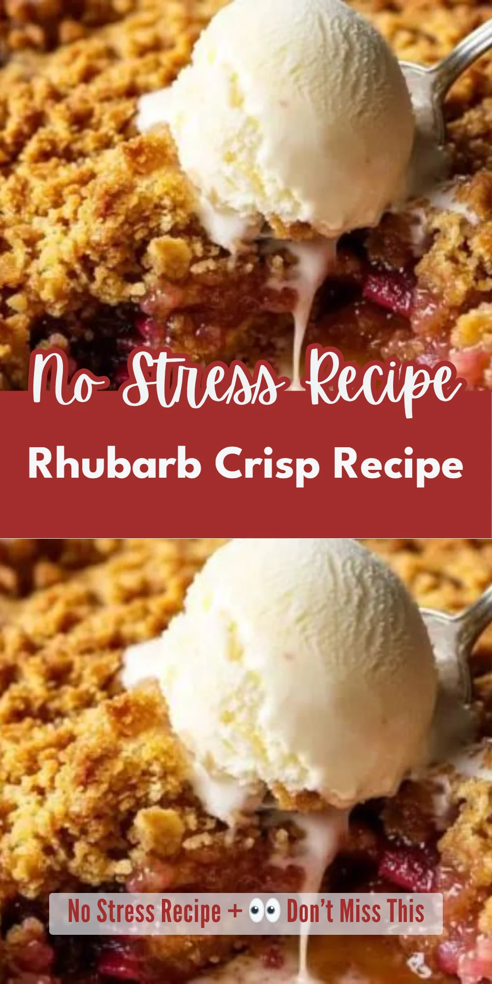 Rhubarb Crisp Recipe