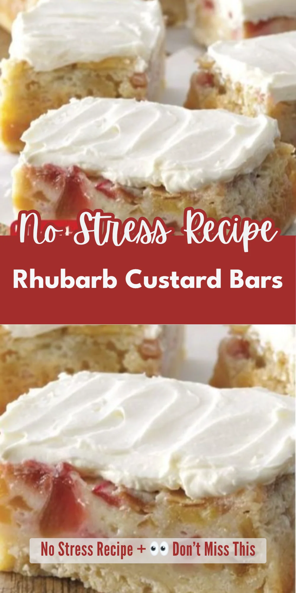 Rhubarb Custard Bars