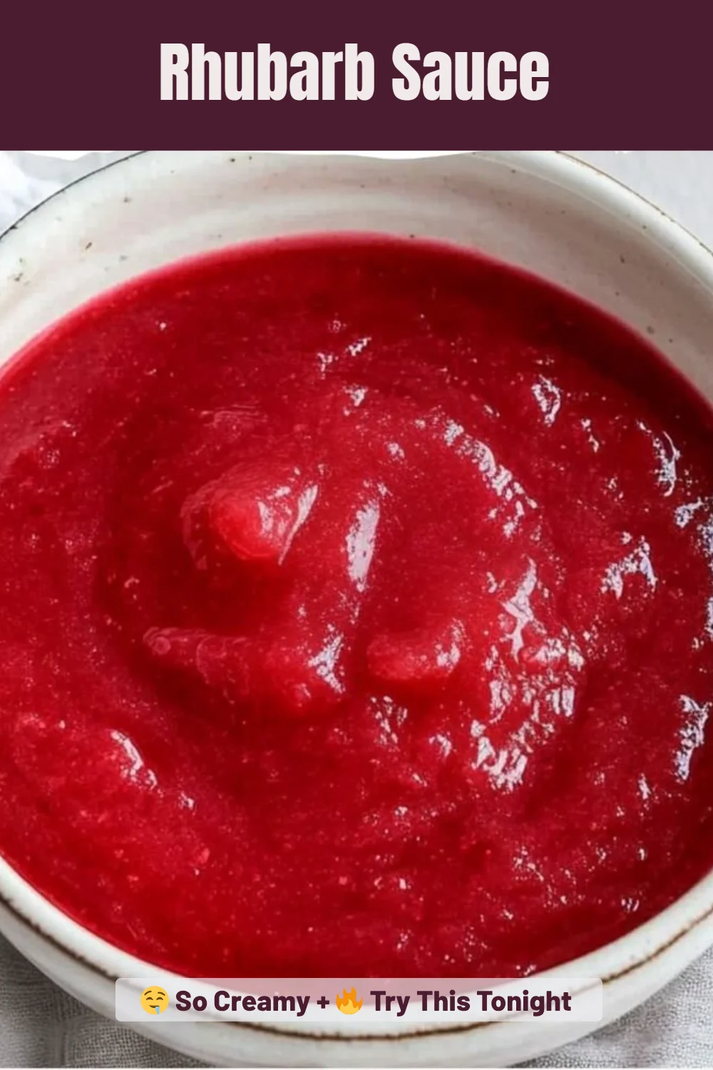 Rhubarb Sauce