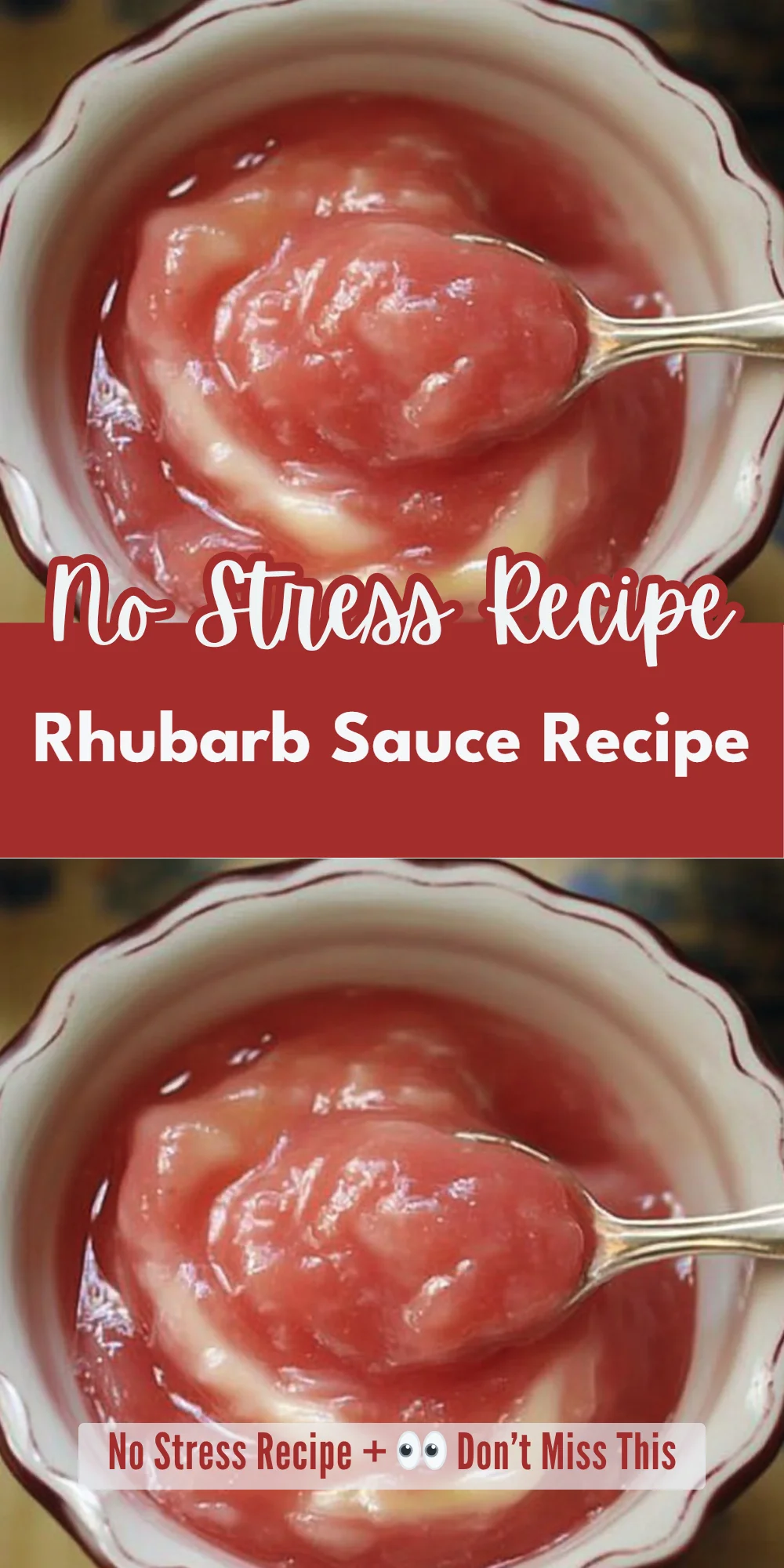 Rhubarb Sauce Recipe