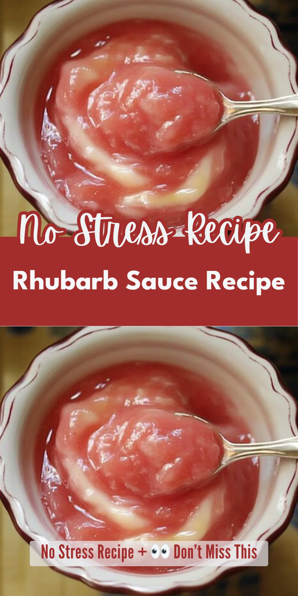 Rhubarb Sauce Recipe