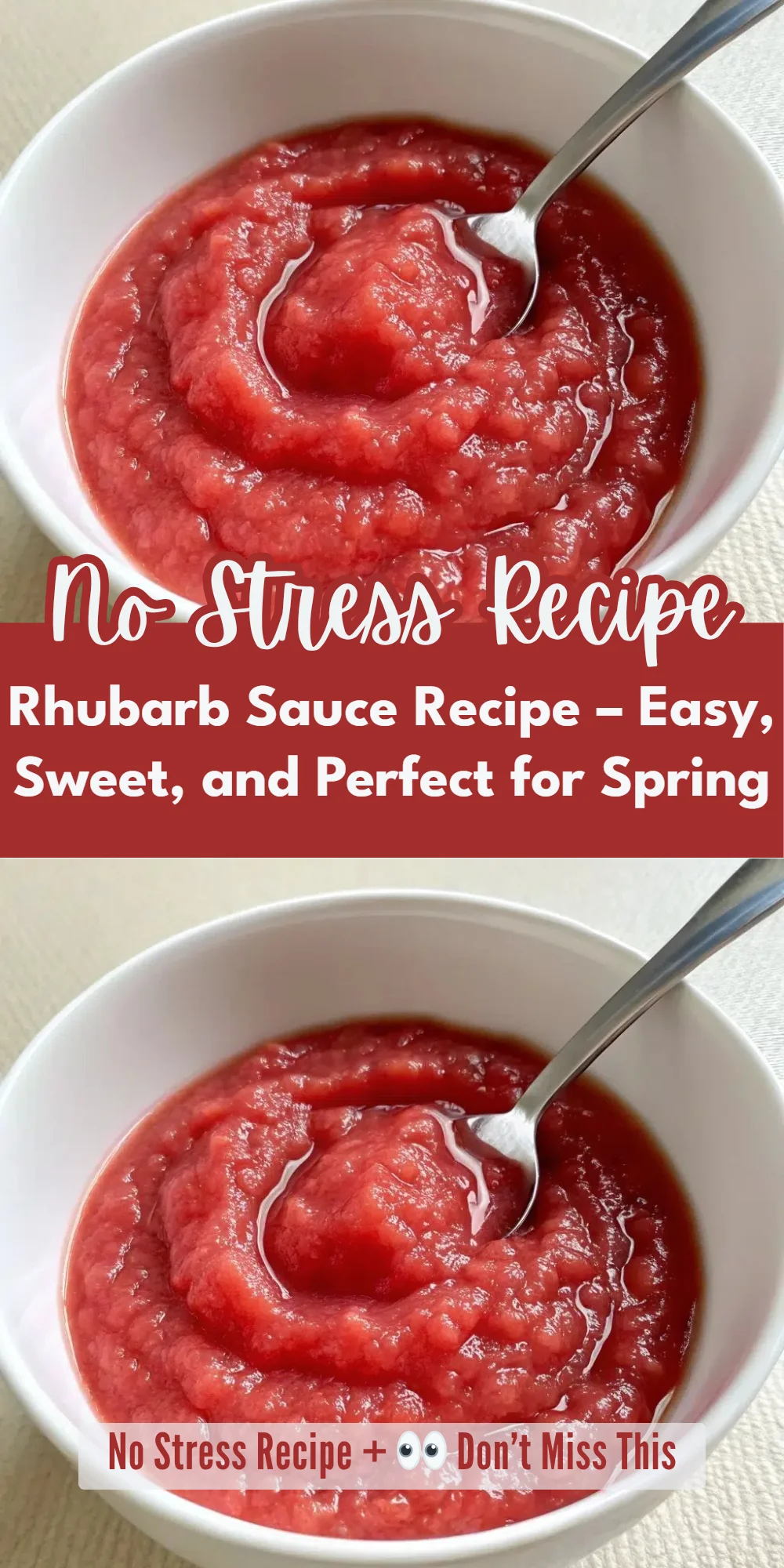Rhubarb Sauce Recipe – Easy, Sweet, and Perfect for Spring