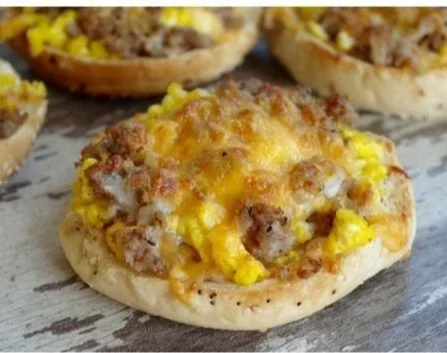 Sausage, Egg and Cheese Breakfast Bagels