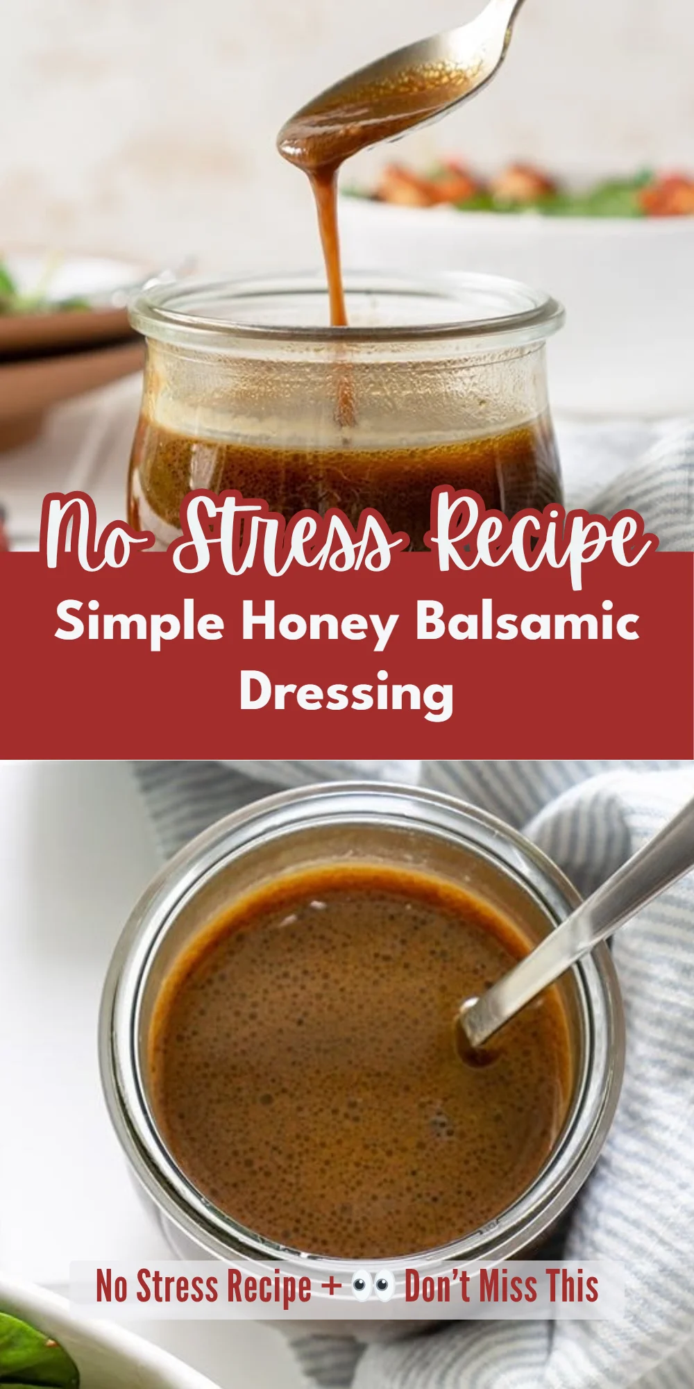 Simple Honey Balsamic Dressing