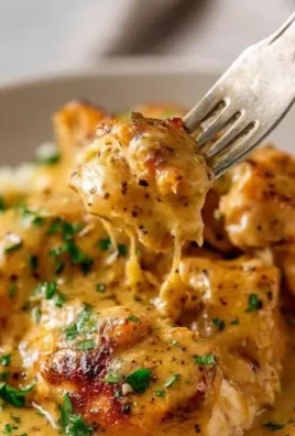 Slow Cooker Honey Mustard Chicken dish served with vegetables.