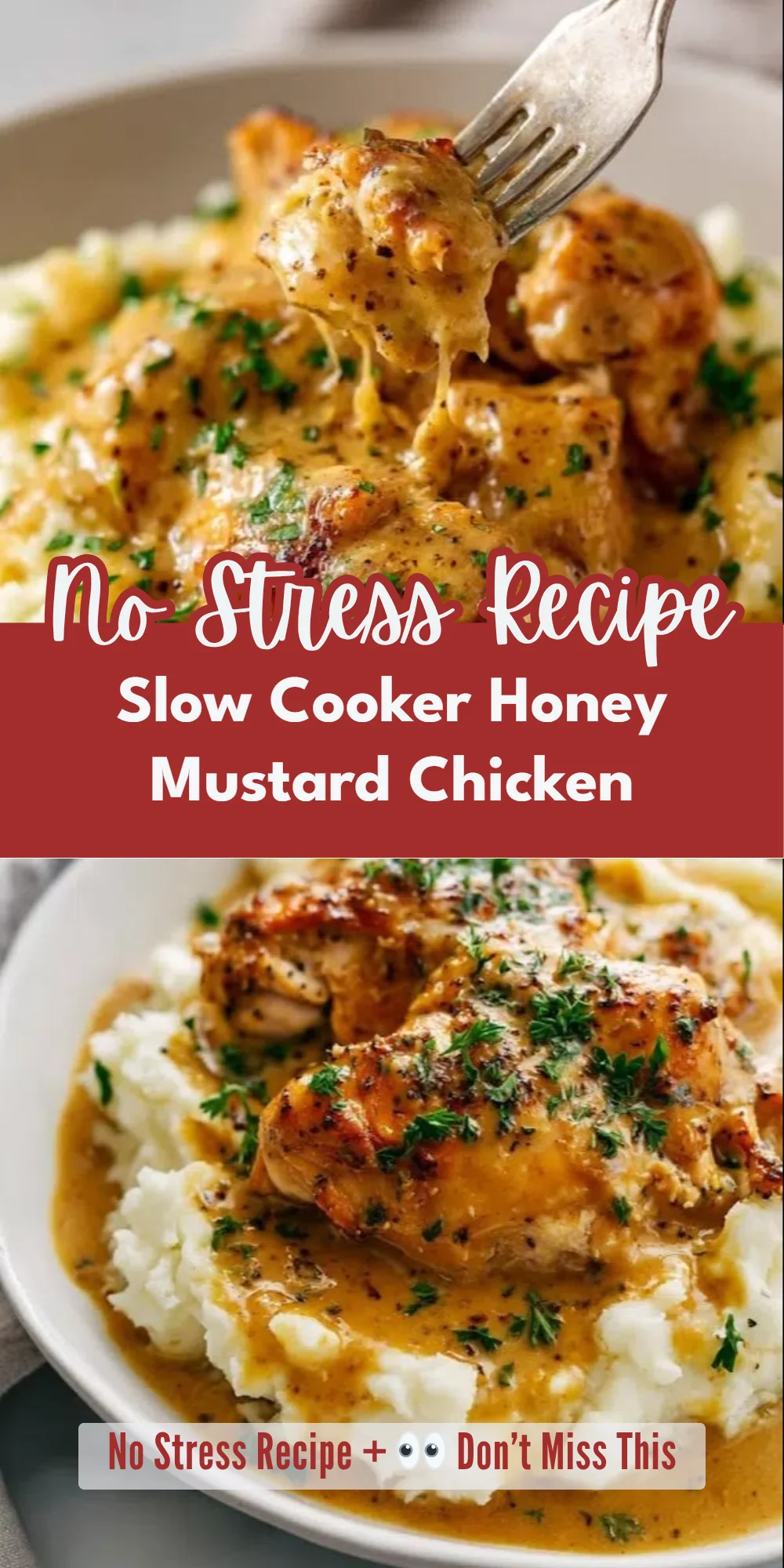 Slow Cooker Honey Mustard Chicken