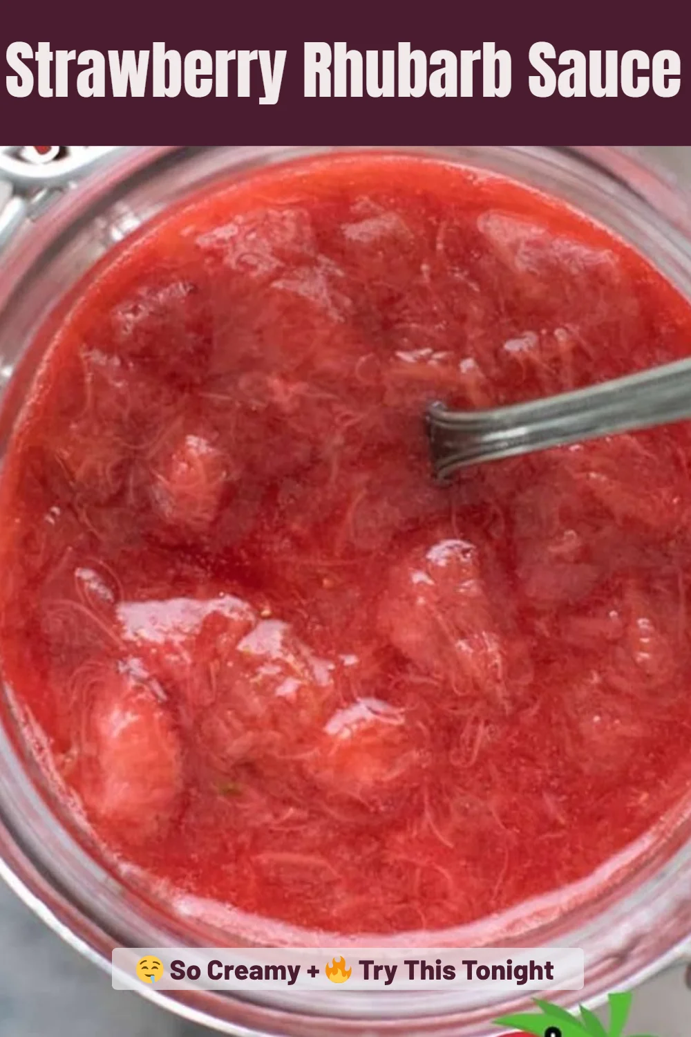 Strawberry Rhubarb Sauce