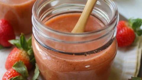 Strawberry Rhubarb Sauce for the Freezer