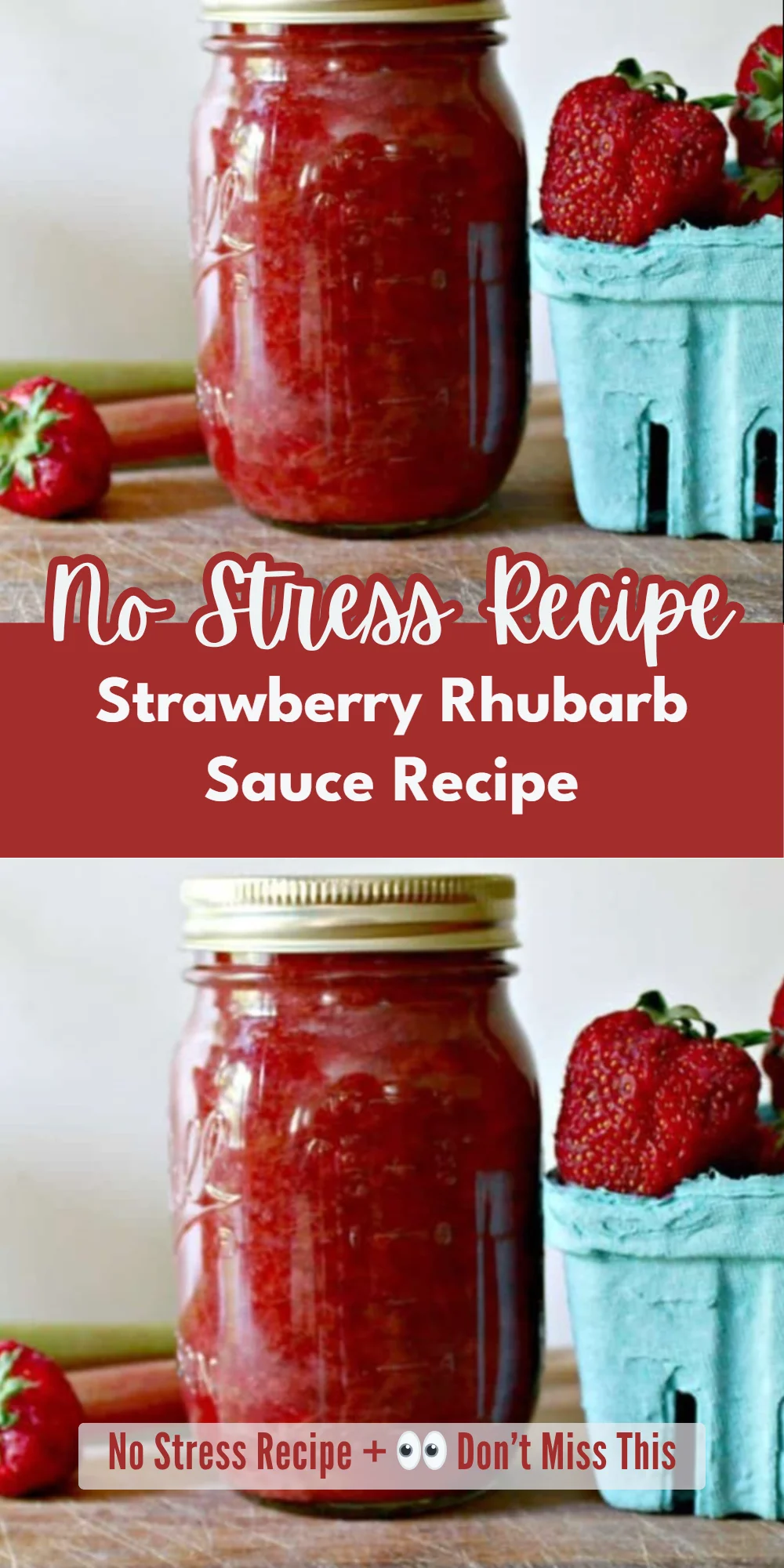 Strawberry Rhubarb Sauce Recipe