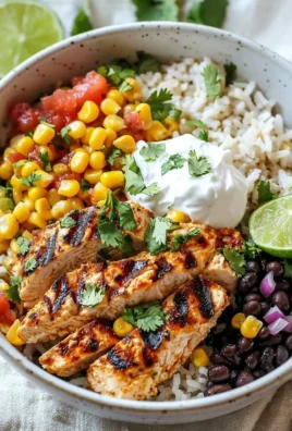 Delicious Street Corn Chicken Rice Bowl with vibrant toppings