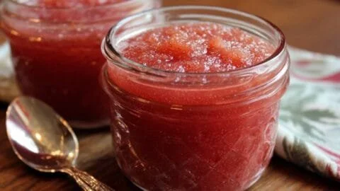 Sweet and Tart Rhubarb Sauce