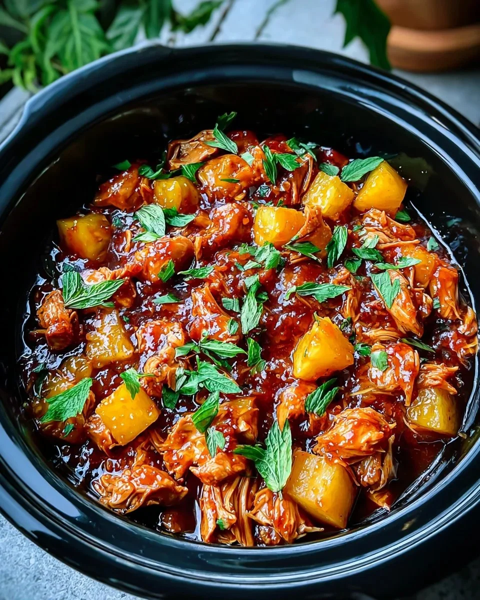 Sweet Hawaiian Crockpot Chicken