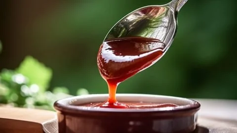 Sweet & Savory Rhubarb BBQ Sauce